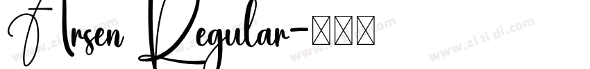 Arsen Regular字体转换